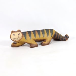 Gustavsberg Tiger Sculpture|Lisa Larson Design|Scandinavian Mid-Century Art|Vintage Decor|Collector's Item|Gift Idea