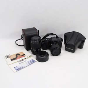 Kit Cámara Pentax P30 Analógica | Objetivos Sigma 35-70 & 70-210mm | Bolso Vintage Vivanco | Calidad Coleccionista Fotografía 35mm