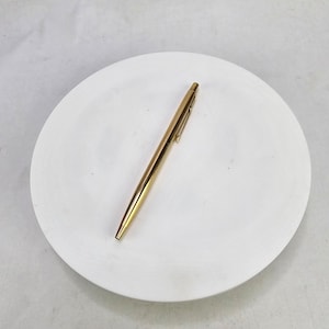 Timeless Appeal - Vintage Office Pen - Parker 12K Gold Filled Ballpoint Pen - Retro Elegance in Gold