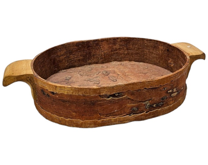 Hand made Birch wood serving tray - Raiser tray - Hand made home decor - Mid century