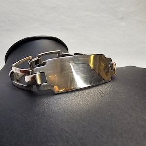 Personalized Niels Erik From Danish Sterling Silver Bracelet - Vintage Designer Jewelry