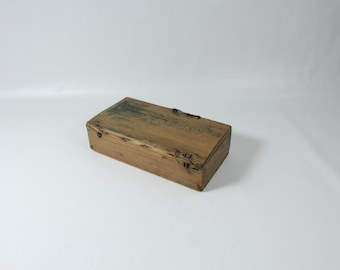 Antique Norwegian primitive Chest from 1800s - Handcrafted Jewelry Organizer - Collectible Norwegian chest