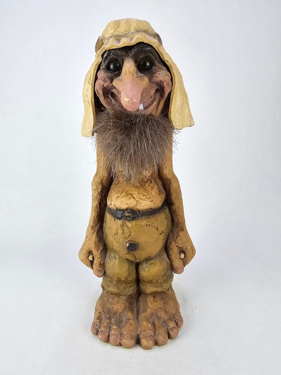 Vintage Norwegian Folk Art - Rare Handmade Nyform Troll