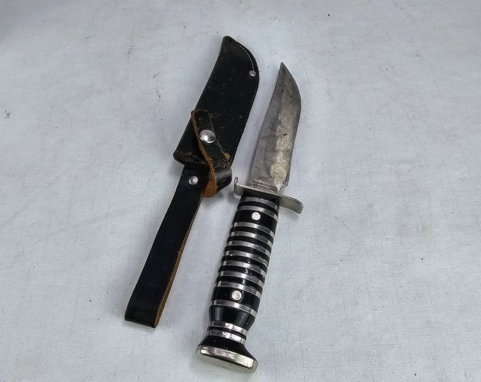 Unique Vintage German Decora-Solingen Hunting Knife - Vintage Charm meets Functional Beauty - D.B.G.M boot knife