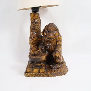 Anker Walle Troll Lamp | Collectible Troll Enthusiast Lamp | Whimsical Art Lamp | Fantasy Home Decor | Unique Lighting