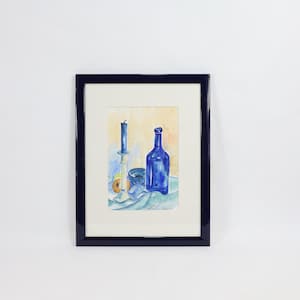 Original Norwegisches Aquarell von Astrid 1999 - Einzigartiges Kunstwerk mit skandinavischem Flair
