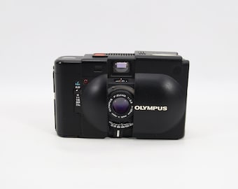 Vintage Olympus XA XA2 35mm Camera Lot With A16 A11 Flash Lot