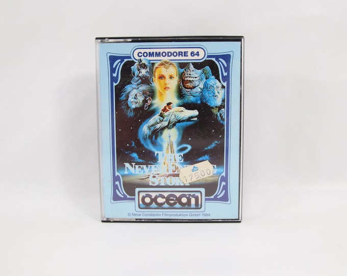 The NeverEnding Story C64 | 1985 Commodore 64 Cassette Game by Ocean Software | Tested Dual Cassette Adventure