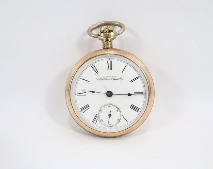 1890s Waltham Pocket Watch | Gold-Filled 20yr Case | Norwegian Estate Find | Roman Dial | Antique American Timepiece