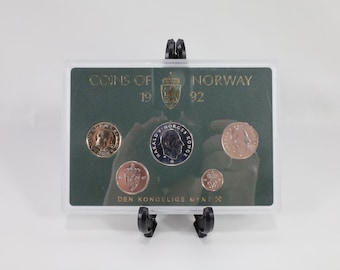 Norway 1992 Coin Set|Royal Mint Collection|Uncirculated Collectible|History Enthusiast Gift|Rare Coin Set