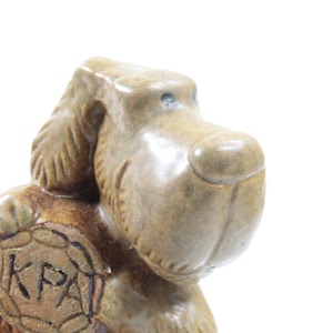 The Gustavsberg Brown Dog by Lisa Larson | Rare KPA Dog | Animal Series | Scandinavian Clay Figures | Collector's Item