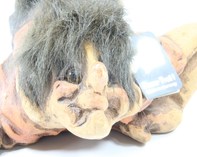 Norwegian Fosse Troll 700 | Handcrafted Troll Collectible | Troll Gift | Rare Fotball Troll | Mythical Creatures