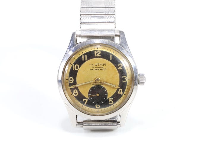Dixton 32mm Anti-Magnetic Wind-Up Watch|1950s Vintage Classic|Precision-Crafted Timepiece|Collector’s Gem|Gift Idea