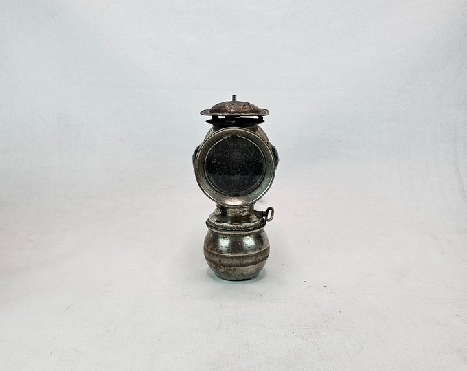 Vintage 1899 Badgerbrass Mfg. Co Kenosha Solar Lantern - Rare Antique Light for Bike, Bicycle, or Motorcycle