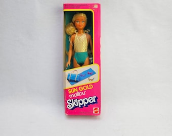 Skipper par Mattel - Petite soeur de Barbie - Barbie des années 1983 - Boîte d'origine vintage