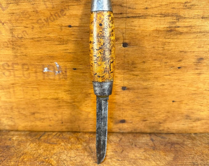 Vintage Swedish Barrel Knife with Handcrafted Blade by JOH.Engstrøm - Nordic Gift