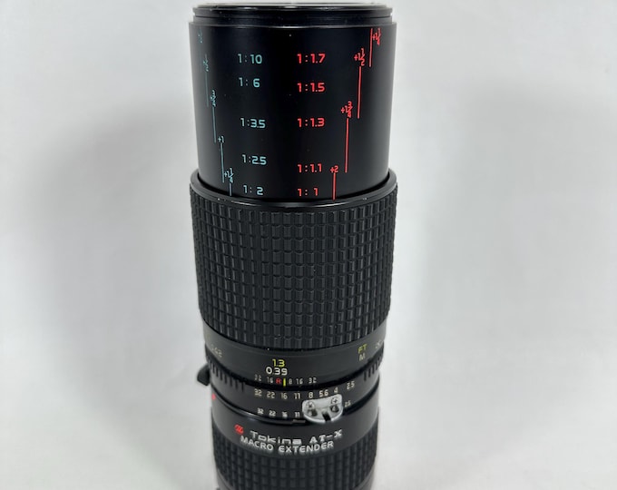 Vintage Tokina AT-X Macro 90mm Lens with Extender - Photography Equipment