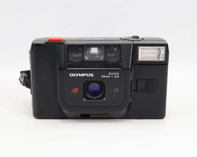 Vintage Olympus Trip AF Point & Shoot Camera | 1980s Japan Film Camera Zuiko Lens | Retro Photo Prop | Collectible Tech Gift Photographer
