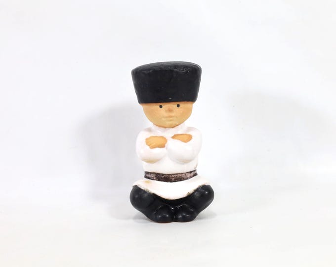 Lisa Larson Cossack Figurine | 1970s Swedish Pottery | Midcentury Charm | Children Of The World Collection