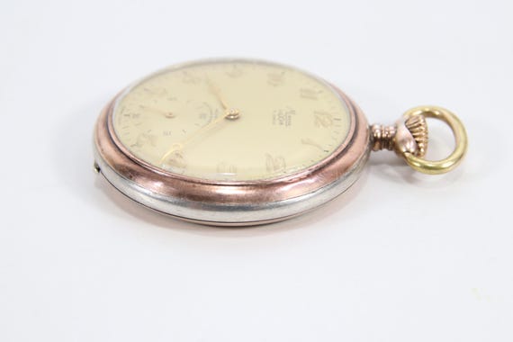 Swiss Mirona Luxor Pocket Watch | 0.800 Silver | 17 Jewels