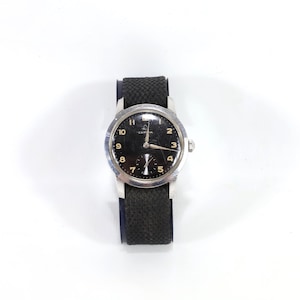 Vintage Certina Dress Watch 1950 | Swiss Watch | Black Dial | Timeless Sophistication | Gift for Collectors