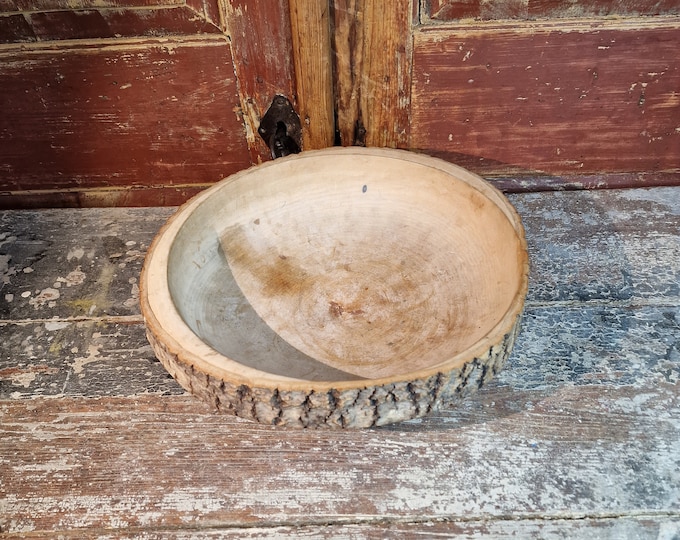 Beautiful knot bowl from the 1940s, Norwegian folk art, Scandinavian design, Norwegian burl bowl, Vintage folk art, Christmas bowl
