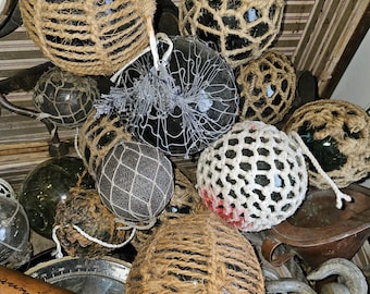 Old Norwegian Fishing Floats | Hand Blown Glass Floats | Maritime Decor | Gift for Maritime Lovers | Housewarming Gift