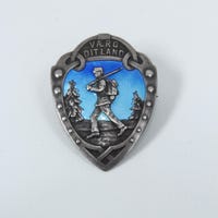 Norwegian Ruck Pin Large Norwegian Foot March Badge - Etsy