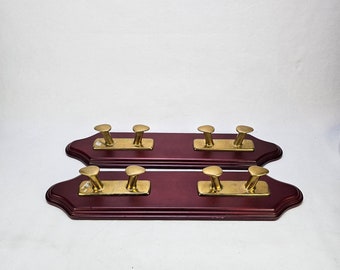 Nautical Chic: Wall Hung Clothes Peg with Boat Bollard Design - Unique Maritime Home Decor