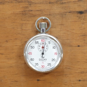 Vintage Swiss Mechanical Chronometer by Dolmy & Jewels | 1980s Stopwatch | Collector's Timepiece | Swiss Engineering