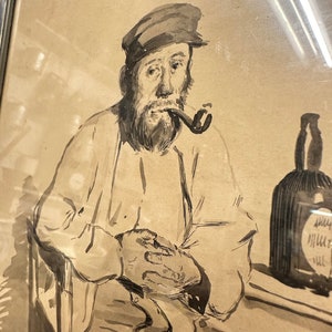 Collectible Original Marker Drawing from 1993 - Signed GS - Unique Artwork image 8