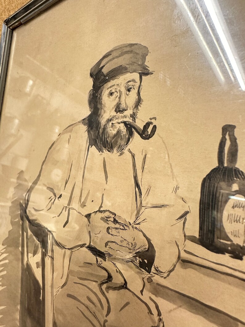 Collectible Original Marker Drawing from 1993 - Signed GS - Unique Artwork image 8