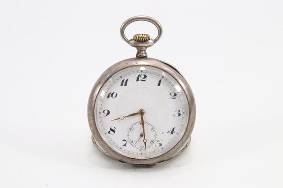 Antique Swiss Silver Pocket Watch | Early 1900s 0.800… - Gem