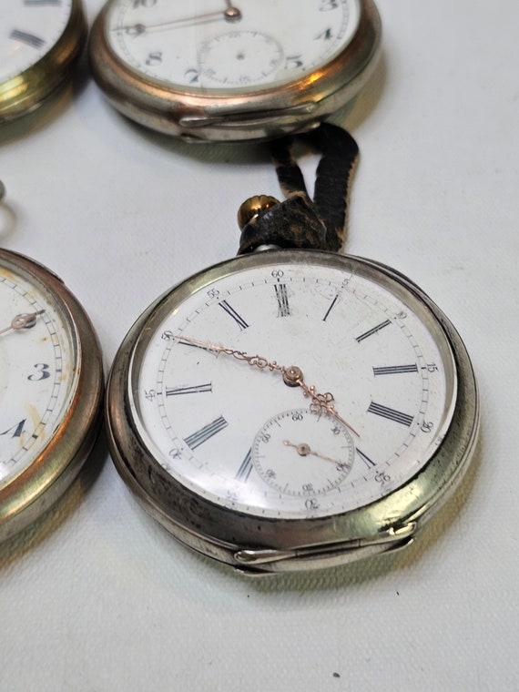 Lot of 6 antique pocket watches - Pocket watch pa… - image 7