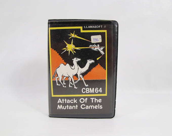 Attack of the Mutant Camels | Commodore 64 | 1983 Cassette Game by Llamasoft | Tested Vintage Sci-Fi Shooter | Retro Computer Collectible