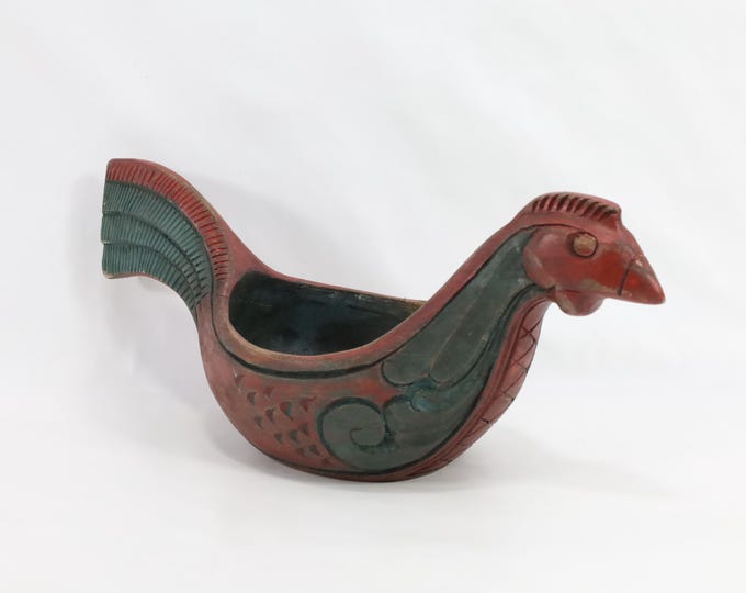 Hand-Carved Norwegian Ale Bird | Vintage 1920s Home Decor | Rustic Bird Sculpture | Collector's Art Piece | Rustic Charm