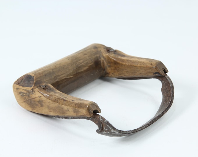 19th-Century Hollowing Planer | Vintage Wood Tool | Curved Planer Iron | Timeless Woodworking | Historic Craft