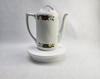 Farmers rose coffee creamer - coffee pitcher  Coffee pot porcelain - Porsgrund porcelain