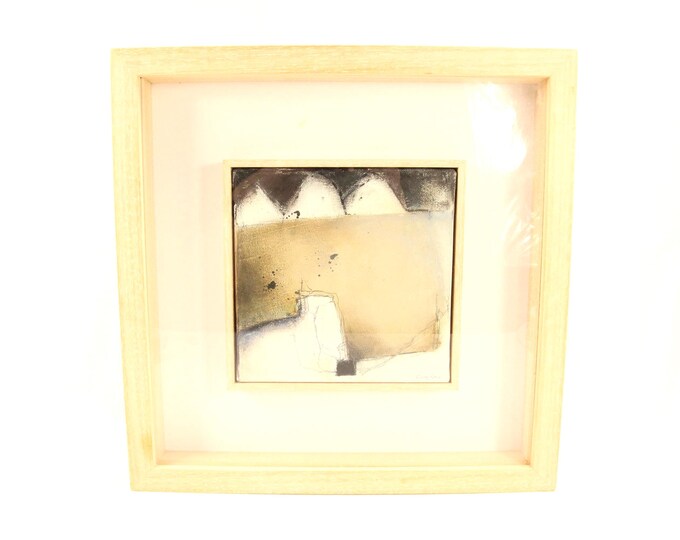 Teresa Lawton Oil on Canvas At the edge of the storm | Mid-Century Wall Art | Hand Made Art | English Artist | Wall Decoration