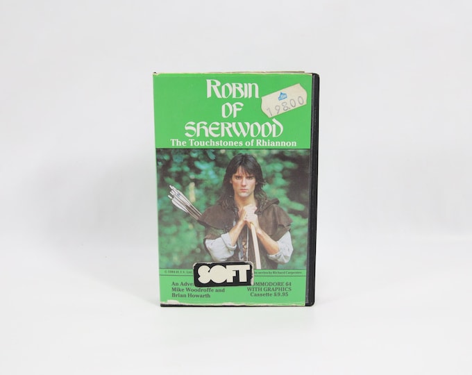 Robin of Sherwood The Touchstones of Rhiannon C64 | 1985 Commodore 64 Cassette Game | Tested Vintage Adventure Collectible