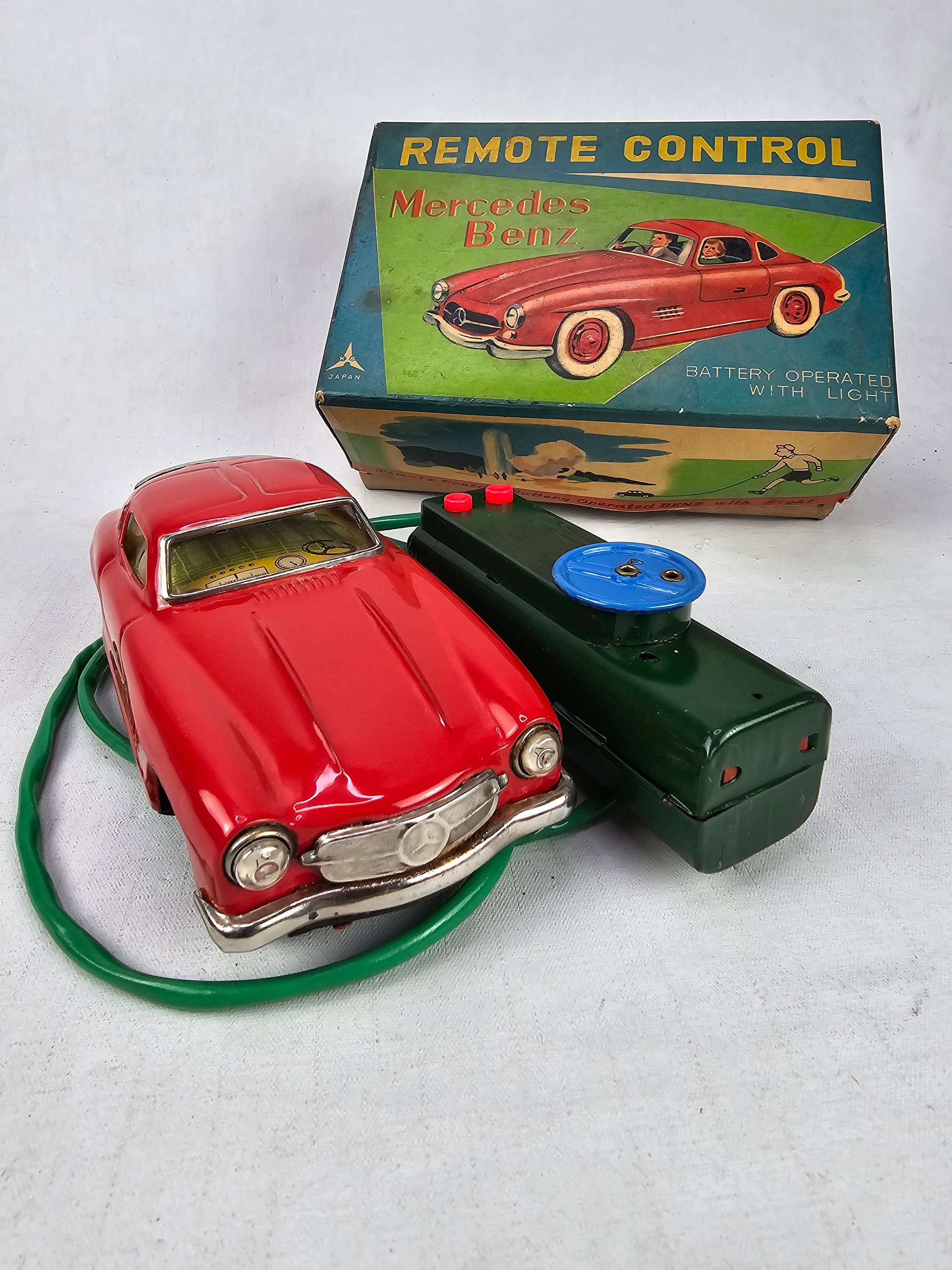 Vintage SSS Shoji Mercedes Benz Tinplate Remote Controlled Vintage SSS Shoji Mercedes Benz Tinplate Remote Controlled