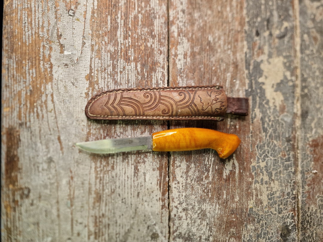 Norwegian Hand Made Knife With Brusletto Blade, Collectible Knife