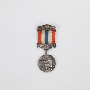 1950s Norwegian Gransherad Shooting Team Medal | Sterling Silver 830 Badge | Nordic Medal Collector&#39;s Item | Heritage Collector&#39;s Item