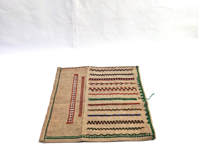 one samplar 1940s Norwegian samplar cloths,Cross stitch pattern,Norwegian folkart,Cross samplar,Collectibles,Real Norwegian old gift, luxury
