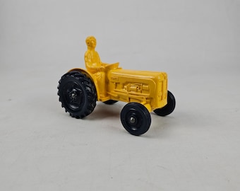 Norwegian Vintage Vinyl Toy - Collectible Tomte Laerdal Tractor - Rare 50-60s Model - Vintage Norwegian toys