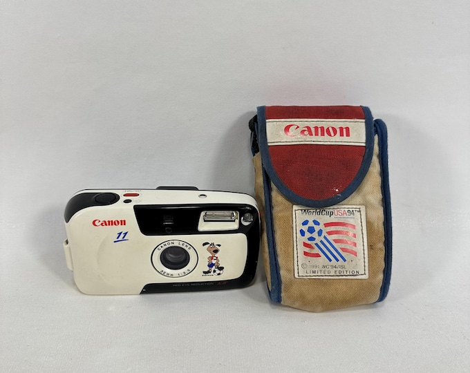 Collectible Canon 11 World Cup Camera - Great for Football Memorabilia Collectors