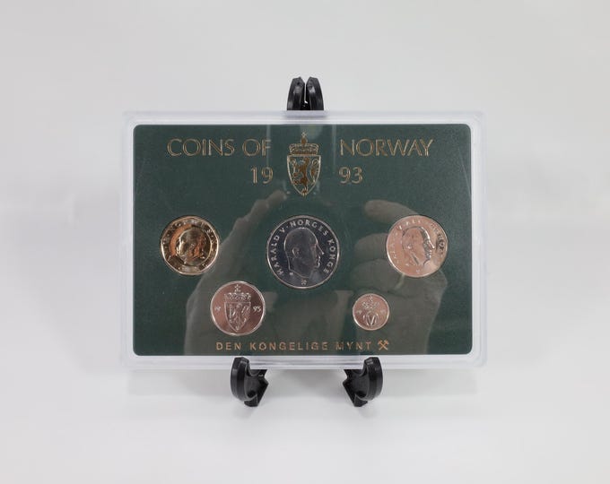 Norway 1993 Coin Set|Royal Mint Collection|Uncirculated Collectible|History Enthusiast Gift|Rare Coin Set