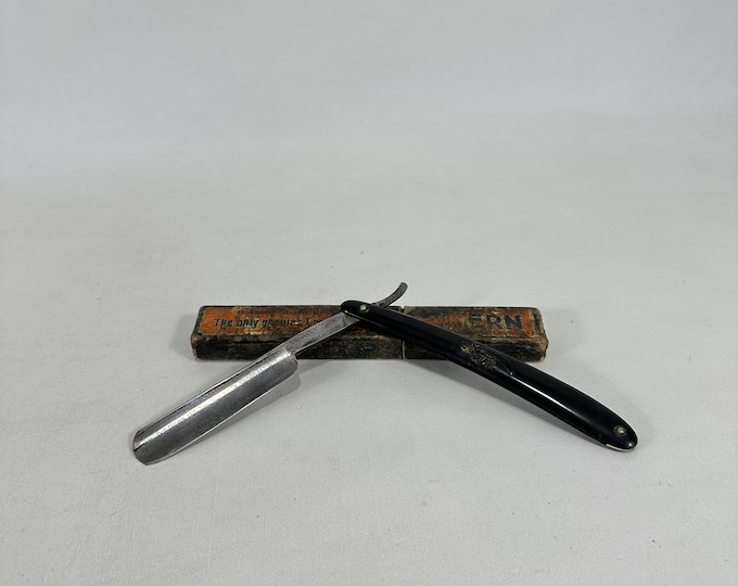 Vintage ERN Crown & Sword Razor from Germany | Exceptional Shaver with Original Card Box