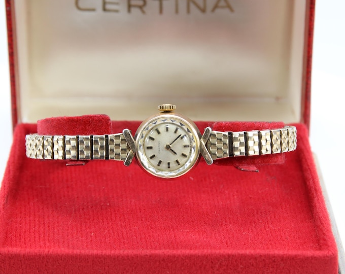 Vintage Certina Ladies Wristwatch | Swiss Manual Wind | Caliber 13-20 | 17 Jewels | Original Certina Box