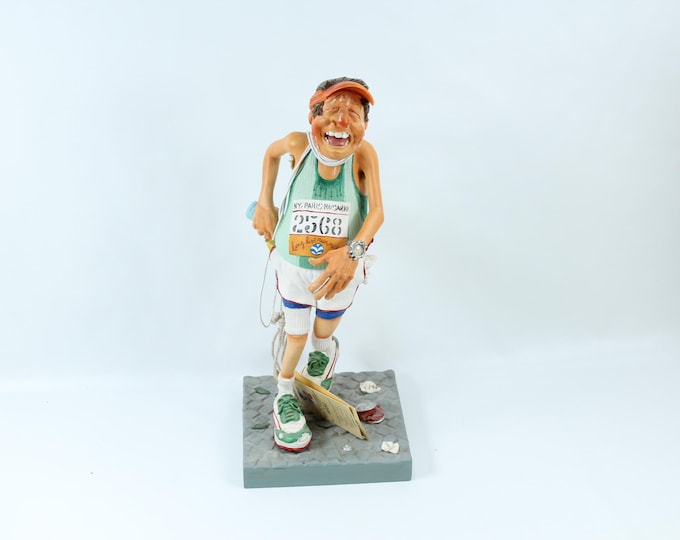 Forchino The Runner Figurine | Guillermo Forchino | Comical Sculpture | Forchino Art | Collector's Gift